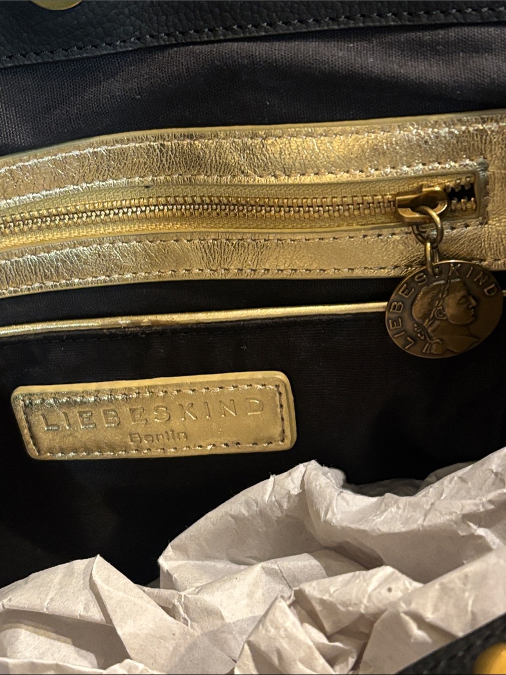 Liebeskind Berlin Black Slouchy Shoulder Bag